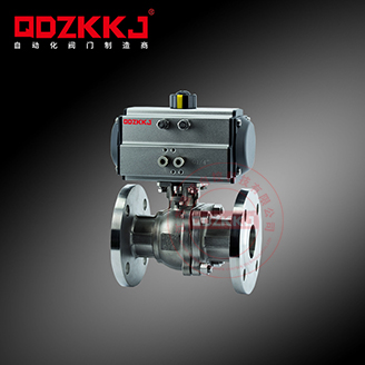 氣動(dòng)不銹鋼法蘭球閥