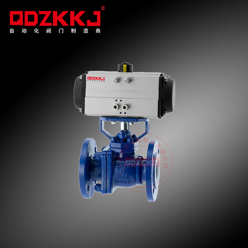 氣動襯氟法蘭球閥