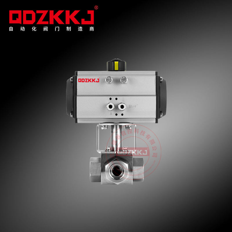 氣動三通高壓球閥 QD-Q615N-16P