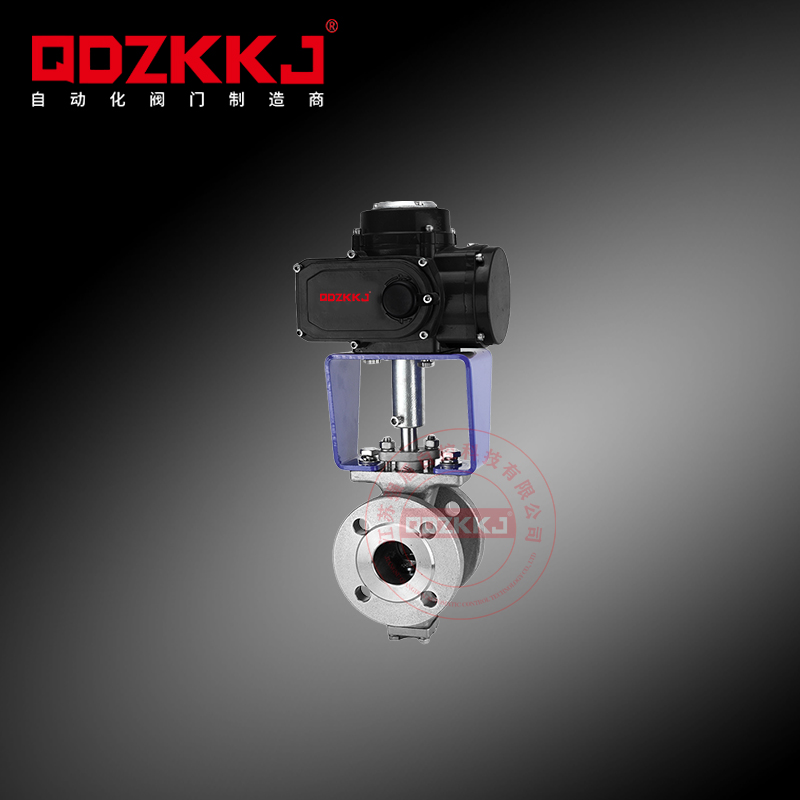 電動V型法蘭球閥